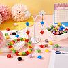  200Pcs 10 Colors Opaque Acrylic Beads OACR-TA0001-42-7