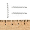SHEGRACE Brass Pave Clear Cubic Zirconia Connector Charms XGRQ3P971-639P-3