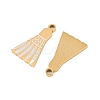 304 Stainless Steel Enamel Pendants STAS-Z190-07G-01-2