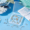 36Pcs 6 Styles Brass Stud Earring Findings KK-BBC0027-88-7