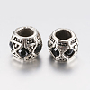 Tibetan Style Alloy Rhinestone European Beads PALLOY-F200-05C-1