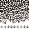 304 Stainless Steel Round Seamed Beads STAS-SC0006-95B-1