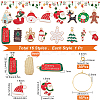 DIY Christmas Wine Glass Charm Making Kits DIY-SC0018-87-2
