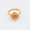 Adjustable Brass Open Cuff Rings for Women JT1474-2-1