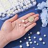 About 1173pcs ABS Plastic Imitation Pearl Beads KY-CJ0001-96-4