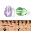 Baking Paint Transparent Glass Beads DGLA-N014-10-4