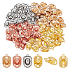 100Pcs 4 Colors Alloy Pendants FIND-PH0024-04-1
