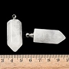 Natural Quartz Crystal Perfume Bottle Pendants G-H332-09P-01-3
