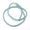 Faceted Rondelle Full Rainbow Plated Electroplate Glass Beads Strands X-EGLA-M004-2mm-A15-3