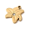 304 Stainless Steel Pendants STAS-K297-02B-G-2