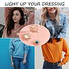 3Pcs 3 Style Rhinestone Sun & Moon with Cat Enamel Pins JBR077A-6