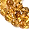 Natural Amber Beads Strands G-K376-H03-03-4