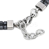 Synthetic Non-magnetic Hematite Beaded Bracelets BJEW-S156-03EB-B-3