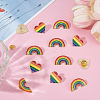 12Pcs 2 Styles Pride Month Enamel Pins JEWB-ME0001-32-5