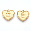 Ion Plating(IP) 316L Surgical Stainless Steel Pendants STAS-D029-29G-1