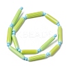 Handmade Lampwork Chevron Beads LAMP-Z019-01-15-2