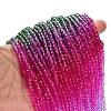 Transparent Painted Glass Beads Strands X1-DGLA-A034-T3mm-A06-2