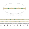 Rack Plating Brass Dapped Chains AJEW-Q153-02G-07-2