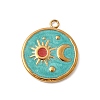 304 Stainless Steel Enamel Pendants STAS-B113-12G-01-1