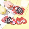 10Pcs 5 Colors PU Leather Big Pendants FIND-FS0003-75-9