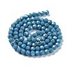 Opaque Glass Beads Strands EGLA-A035-P6mm-L12-2