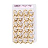 PVD Vacuum Plating 304 Stainless Steel Huggie Hoop Earrings for Women EJEW-F280-07J-G-4