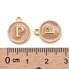Golden Plated Alloy Enamel Charms ENAM-S118-06P-3