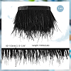 2 Yards Fashion Ostrich Feather Cloth Strand Costume Accessories FIND-GA0003-68B-2