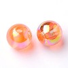 Eco-Friendly Transparent Acrylic Beads PL733-16-2