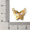 PVD Vacuum Plating 304 Stainless Steel Rhinestone Pendants STAS-L081-002G-01-3