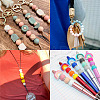 DIY Silicone Beaded Stretch Bracelets Making Kits DIY-TA0010-15-9