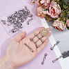 12Pcs 3 Styles Stainless Steel Lobster Claw Clasps STAS-PH0006-85B-3