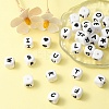 30Pcs 28 Style Food Grade Eco-Friendly Silicone Beads SIL-YW0001-07-6