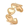 Marine 304 Stainless Steel Cuff Bangles for Women BJEW-Z147-01G-02-2