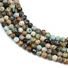 Natural HuBei Turquoise Beads Strands G-L628-B02-3mm-02-4