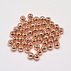 Rack Plating Brass Round Spacer Beads KK-I601-6mm-RG-RS-2