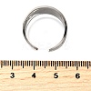 304 Stainless Steel Cuff Open Rings RJEW-S628-11P-3