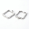 Non-Tarnish 304 Stainless Steel Open Back Bezel Pendants X-STAS-T052-24P-2