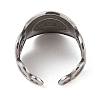 Non-Tarnish 304 Stainless Steel Cuff Rings for Women RJEW-G324-01P-3