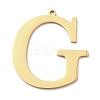 304 Stainless Steel Pendants STAS-C157-01G-G-1