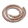 Spray Painted Non-magnetic Synthetic Hematite Beads Strands G-T116-25-10-2