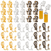 100Pcs Brass Clip-on Earring Findings FIND-PH0002-55A-1