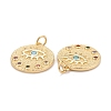 Brass Micro Pave Colorful Cubic Zirconia Pendants LS-KK-Z023-10G-3