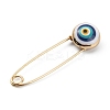 Alloy & Glass Safety Pins AJEW-WH0323-29B-1