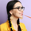 4 Pairs 4 Style Alloy Flat Round Dangle Stud Dangle Earrings for Women EJEW-AN0003-91-4