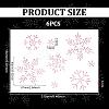 Snowflake Pattern Hotfix Rhinestones DIY-WH0430-205E-2
