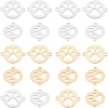 20Pcs 2 Style 201 Stainless Steel Links Connectors STAS-UN0027-20-1