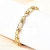 304 Stainless Steel Oval & Infinity Link Chain Bracelets for Women BJEW-K226-14C-G-1