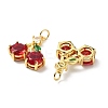 Cherry Brass Micro Pave Cubic Zirconia Pendants X-KK-L237-021G-01-2