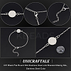 DIY Blank Oval 304 Stainless Steel Link Bracelet Making Kits BJEW-UN00004-5